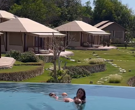 Tented pool villas at Uluwatu