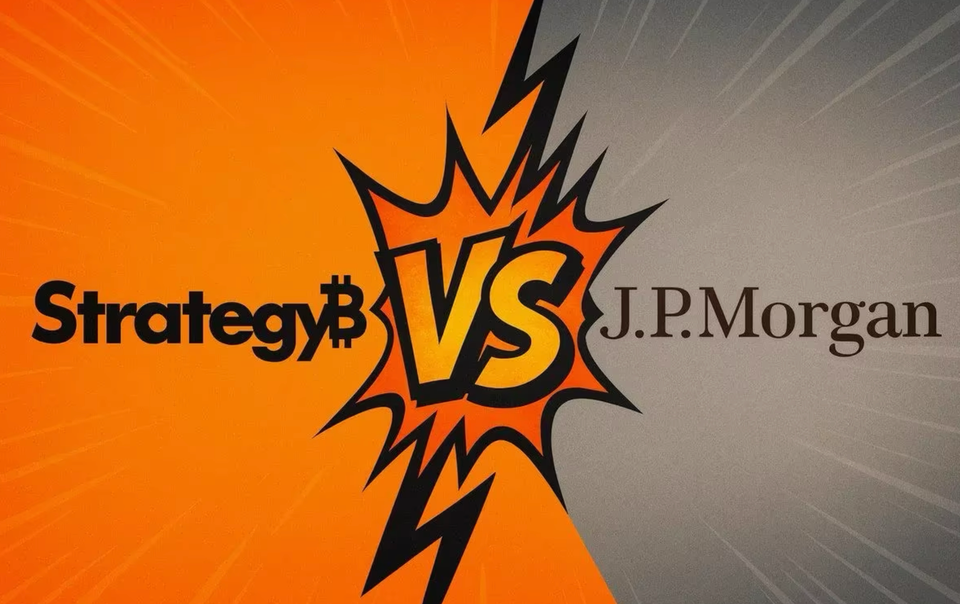 the “war” between centralization vs decentralization in 2025 | JP Morgan vs Microstrategy