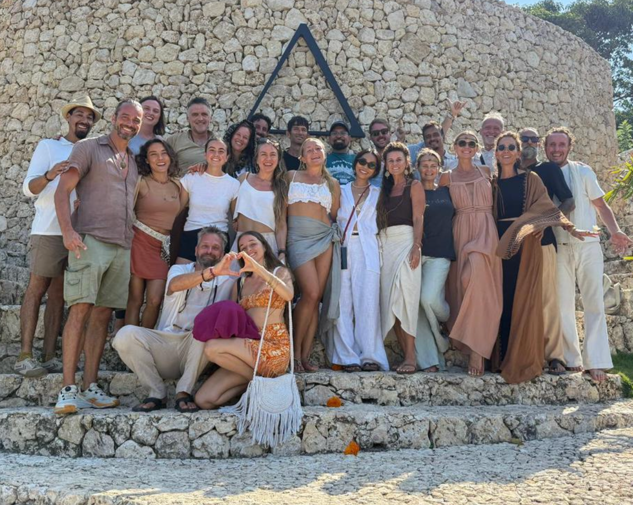 A circle of post-success founders gathered at Intaaya, Nusa Penida